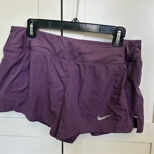 Nike Purple Athletic Shorts Lightweight Performance